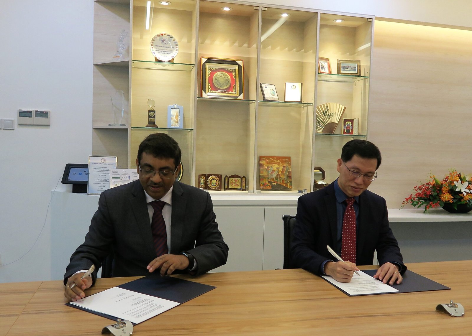 NUS Institute Singapore NSDC MoU1 NUS Institute Singapore NSDC MoU1